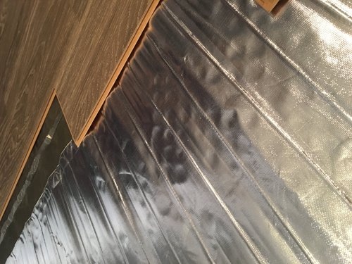 Floor Heating Basement Install with Environ under laminate NORTH YORK, ON