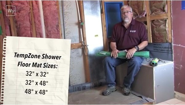 Floor Heating for under Shower Floors & Shower Bench Seats