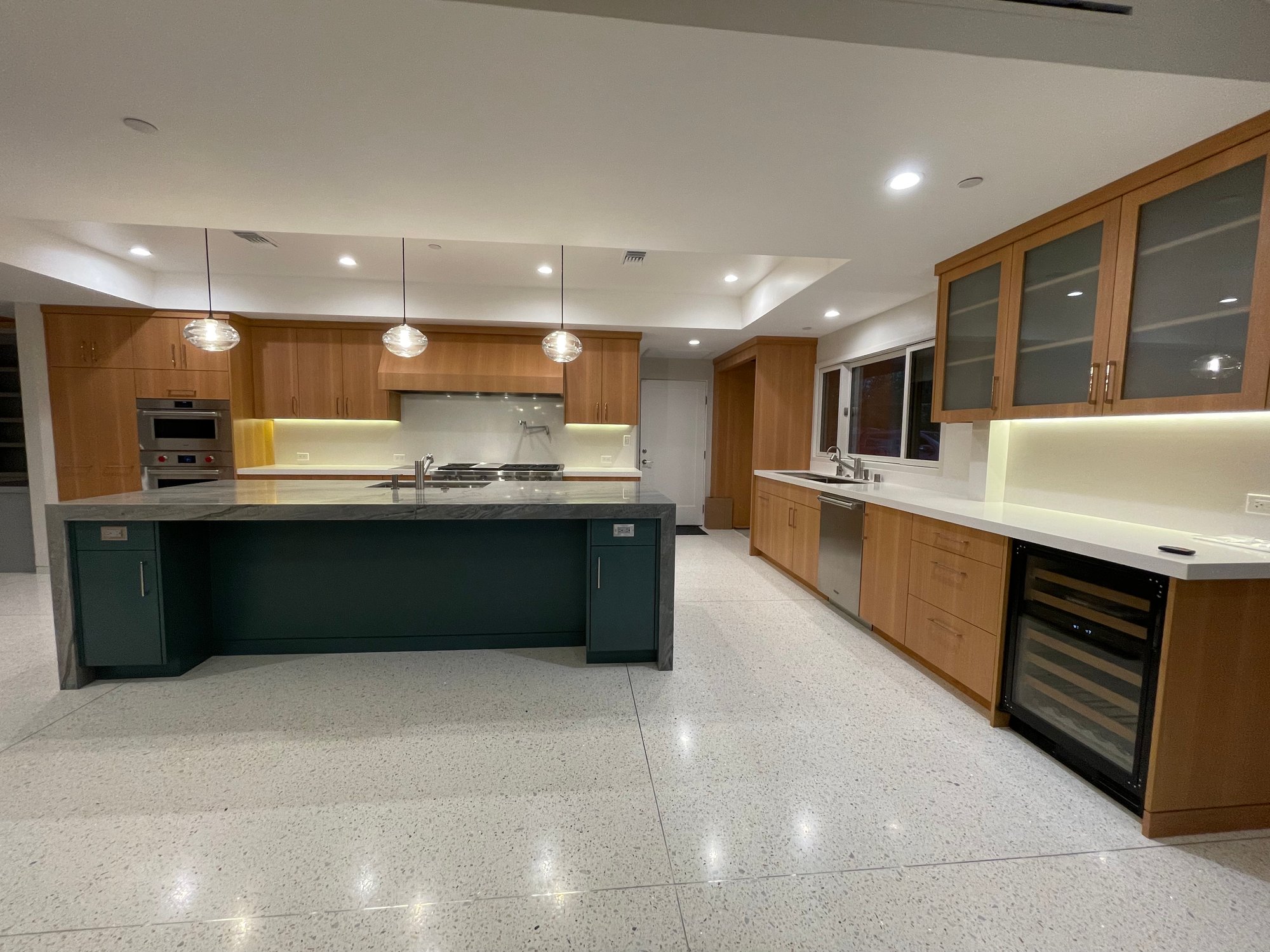 Floor Heating for whole home with terrazzo kitchen ALTADENA, CA