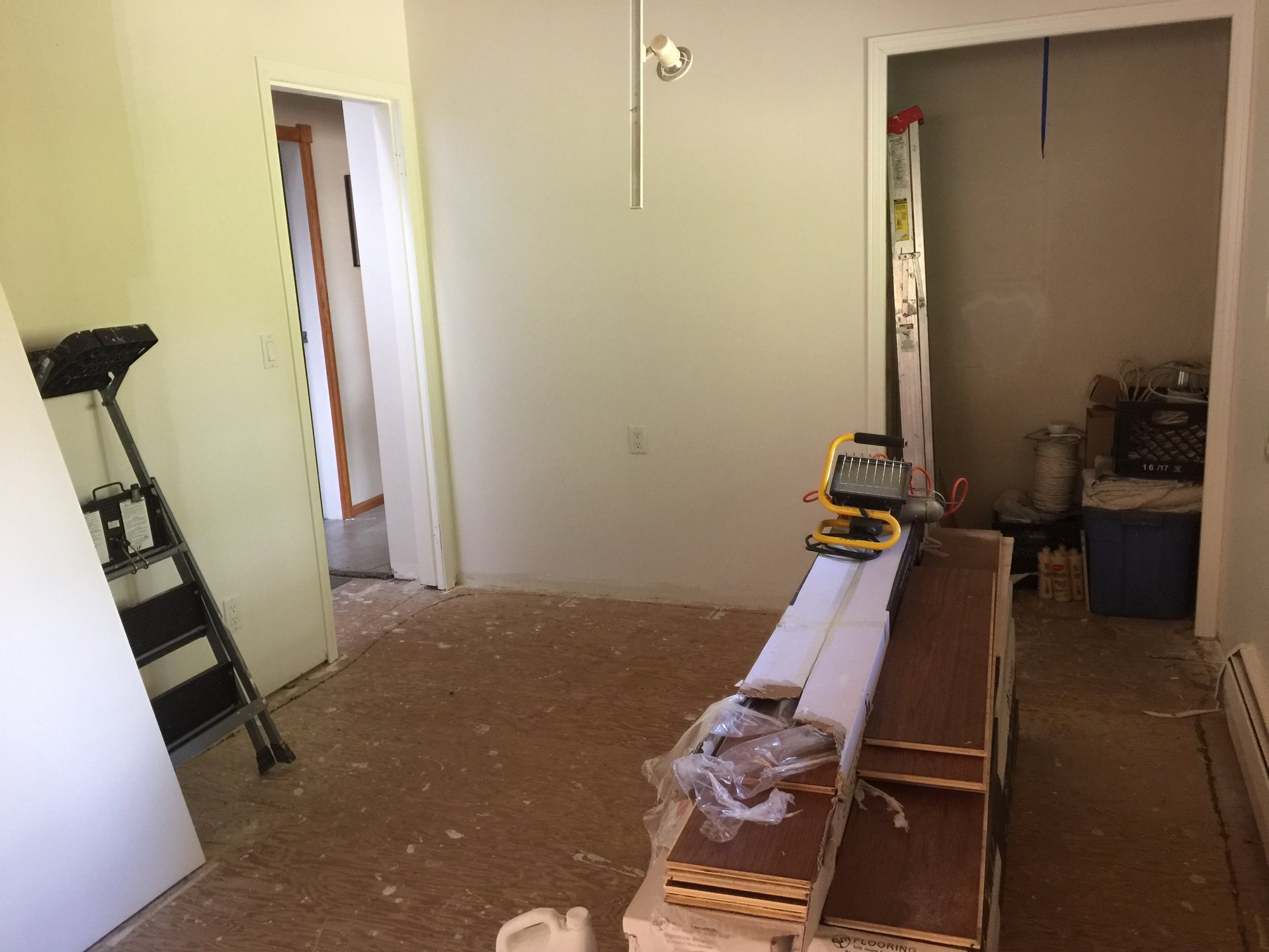 Floor Heating Installation under wood floor NORTH VANCOUVER, BC
