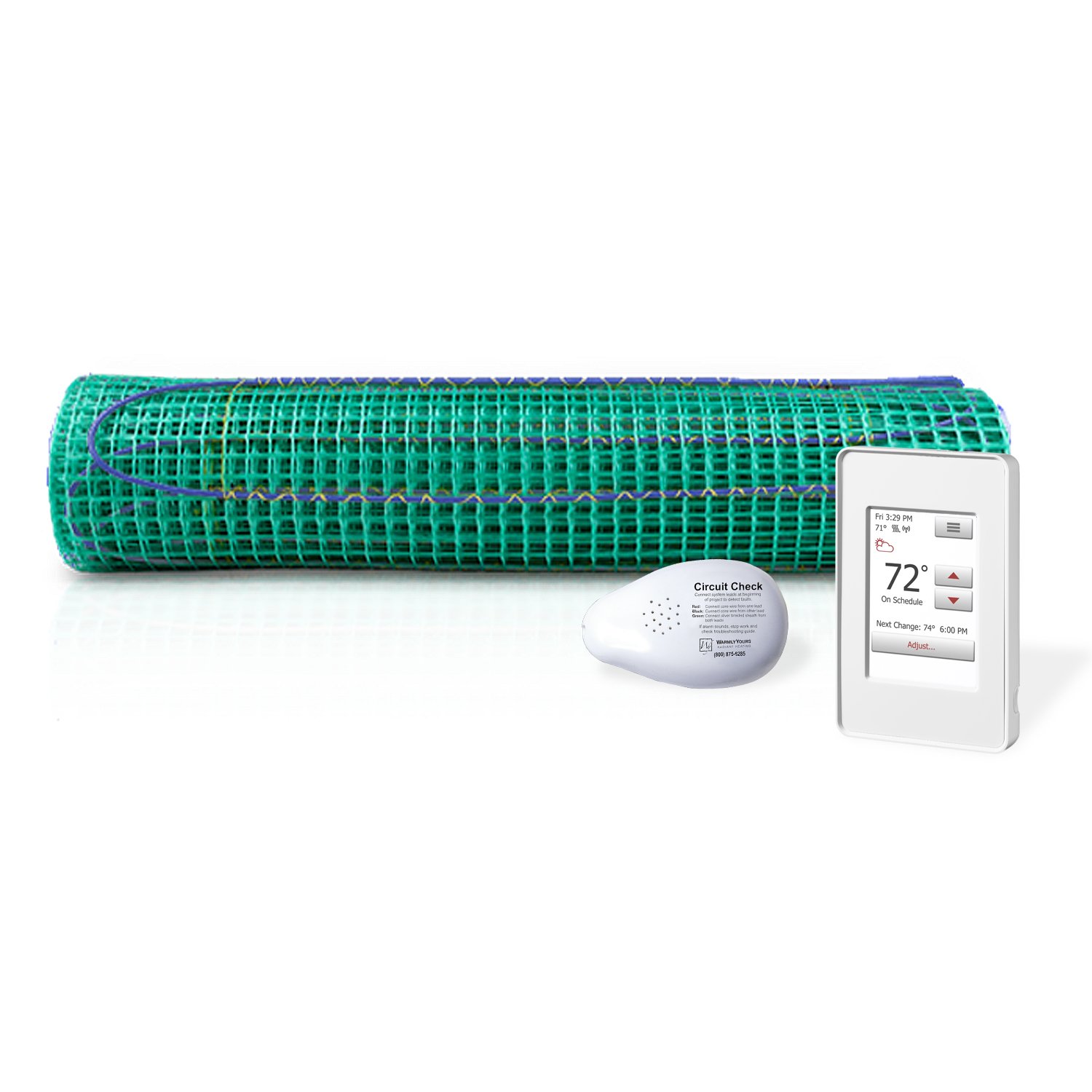 WarmlyYours Electric Floor Heating Kit for a Shower Entry Area