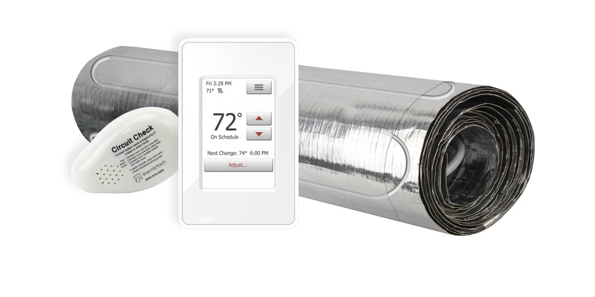Floor Heating Kit 120V-Environ Flex Roll 1.5' x 35' + Touch Screen Thermostat ERT120-KIT-OT-1.5x35
