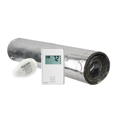 Floor Heating Kit 240V-Environ Flex Roll 1.5′ x 90′ + Non Programmable Thermostat