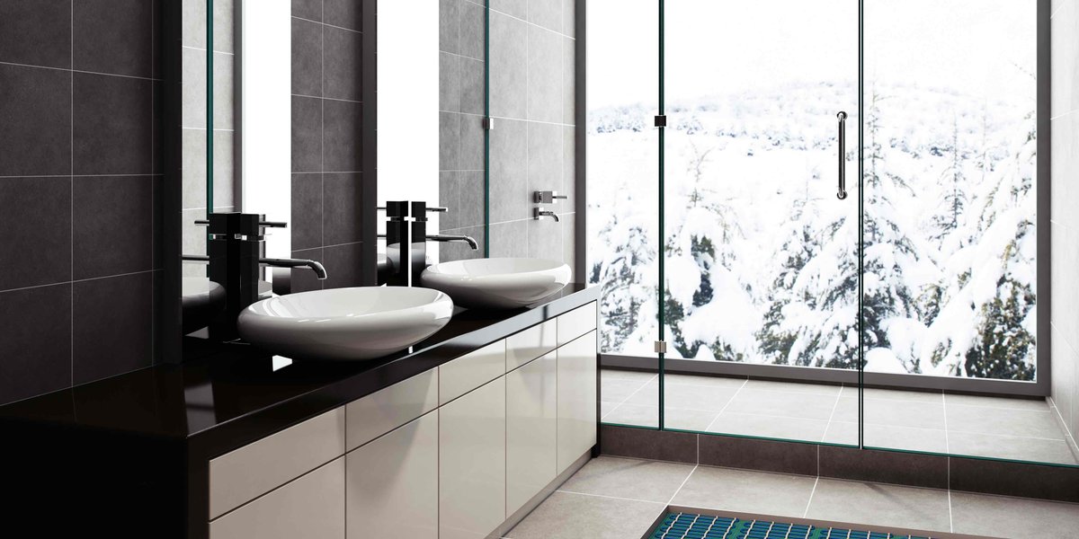 Floor heating lifestyle in Bathroom