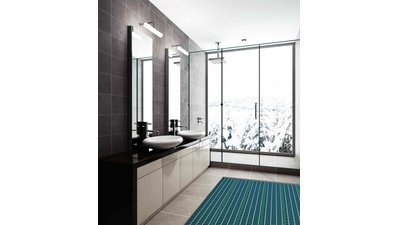Floor heating lifestyle in Bathroom