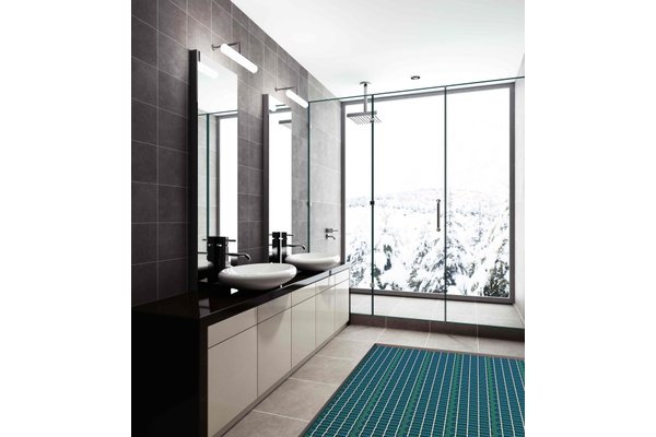 Floor heating lifestyle in Bathroom