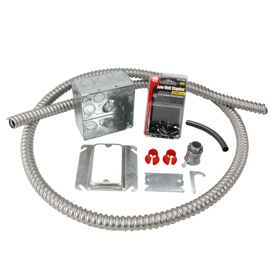 Electrical Rough-in Kit Double Gang Box with 1 Conduit