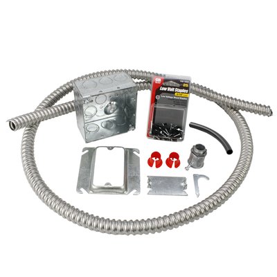 Electrical Rough-in Kit Double Gang Box with 1 Conduit