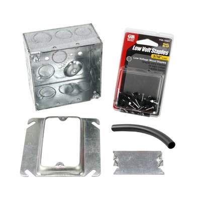 Electrical Rough-in Kit Double Gang Box without Conduit
