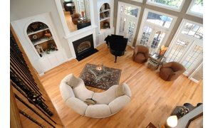 Floor-heating system living room