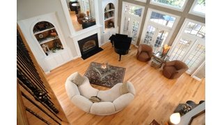 Floor-heating system living room