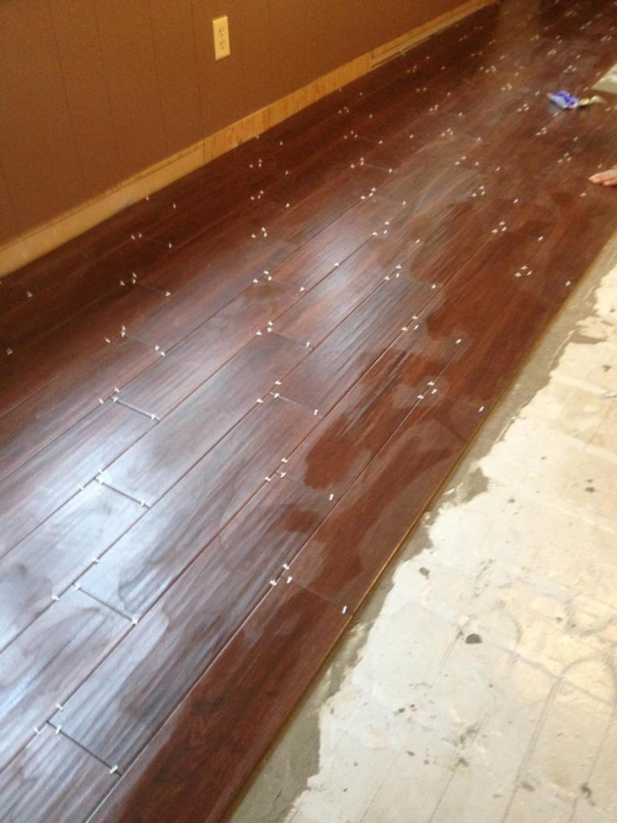 Flooring installation for training with radiant floor heating system NORTH PROVIDENCE, RI