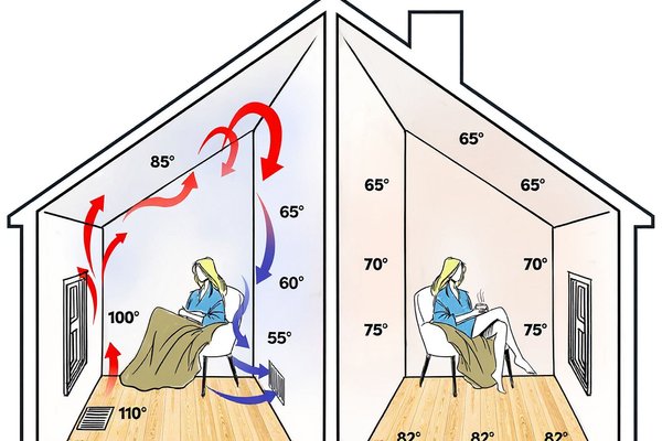 Forced air vs radiant Heat Image
