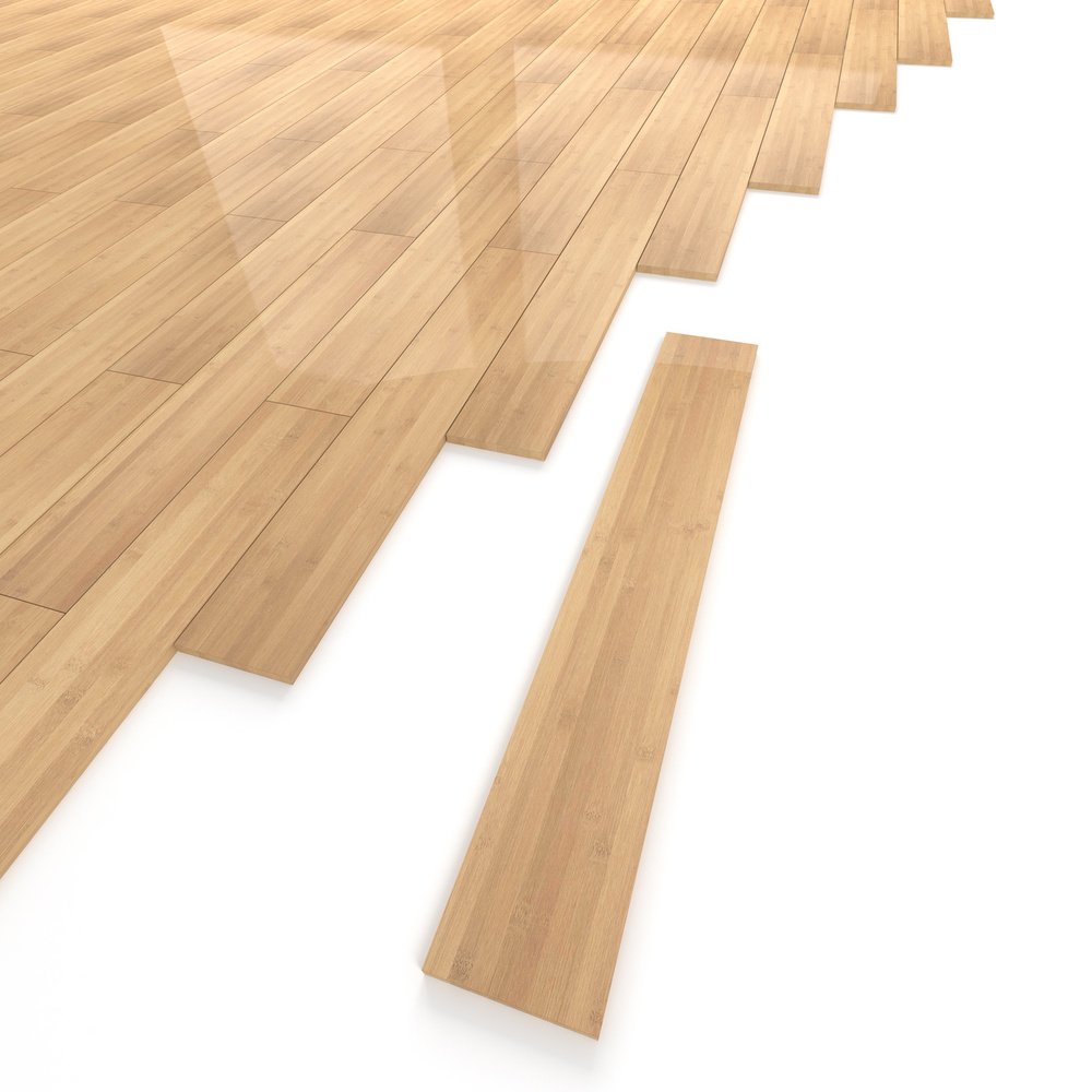 Bamboo flooring planks for careful selection and use over radiant heat