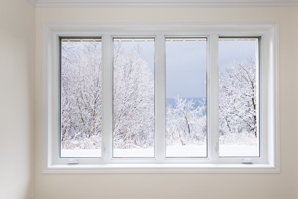 Double- or triple-pane windows can ensure your home doesn't lose heat.