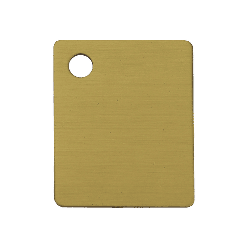 Brushed Gold - Towel Warmer Finish Sample