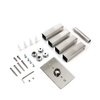 Grande 10 Brushed Towel Warmer Brackets