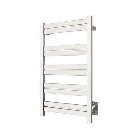 Grande 10 Towel Warmer, Polished, Hardwired, 10 Bars