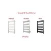 Grande 10 Towel Warmer: Versatile Hardwired Bathroom Heating
