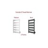 Grande 12 Towel Warmer: Premium Hardwired Bathroom Heating