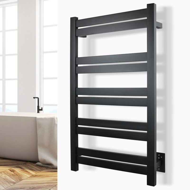 Grande Black Towel Warmer Wy Site Image Lifestyle Copy