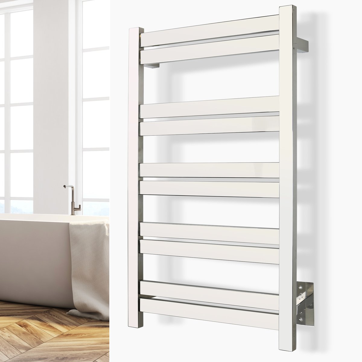 Grande Polished Towel Warmer Wy Site Image Lifestyle Copy