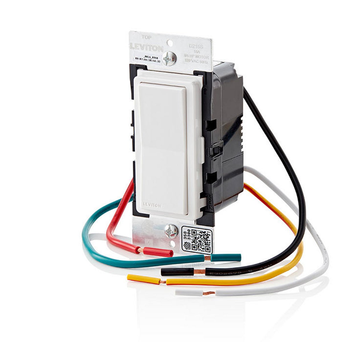 Hardwired towel warmer switch without faceplate