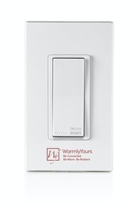 Hardwired WiFi Switch - White with White Wallplate