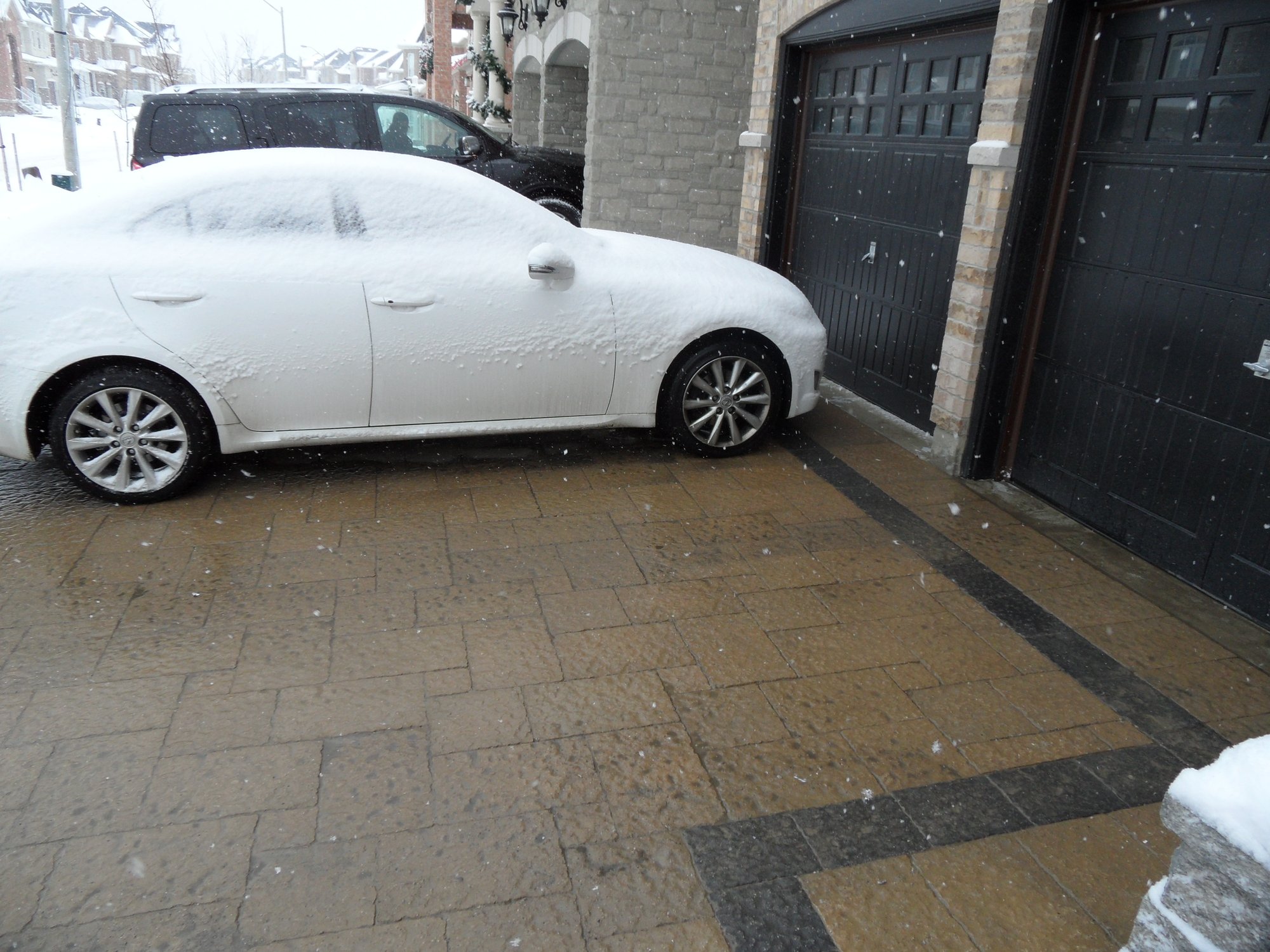 Heated Paver Driveway post Installation  VAUGHAN, ON