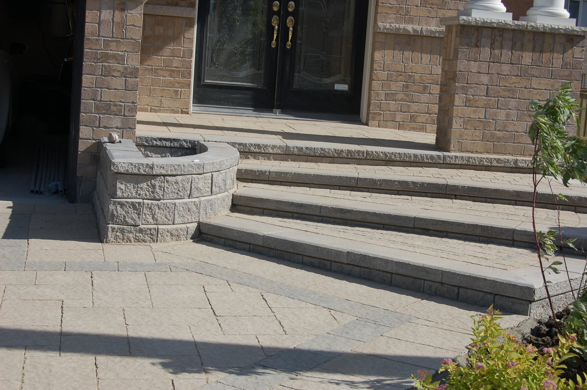 Heated Paver Driveway Installation entryway VAUGHAN, ON