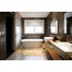 heated space example in modern bathroom