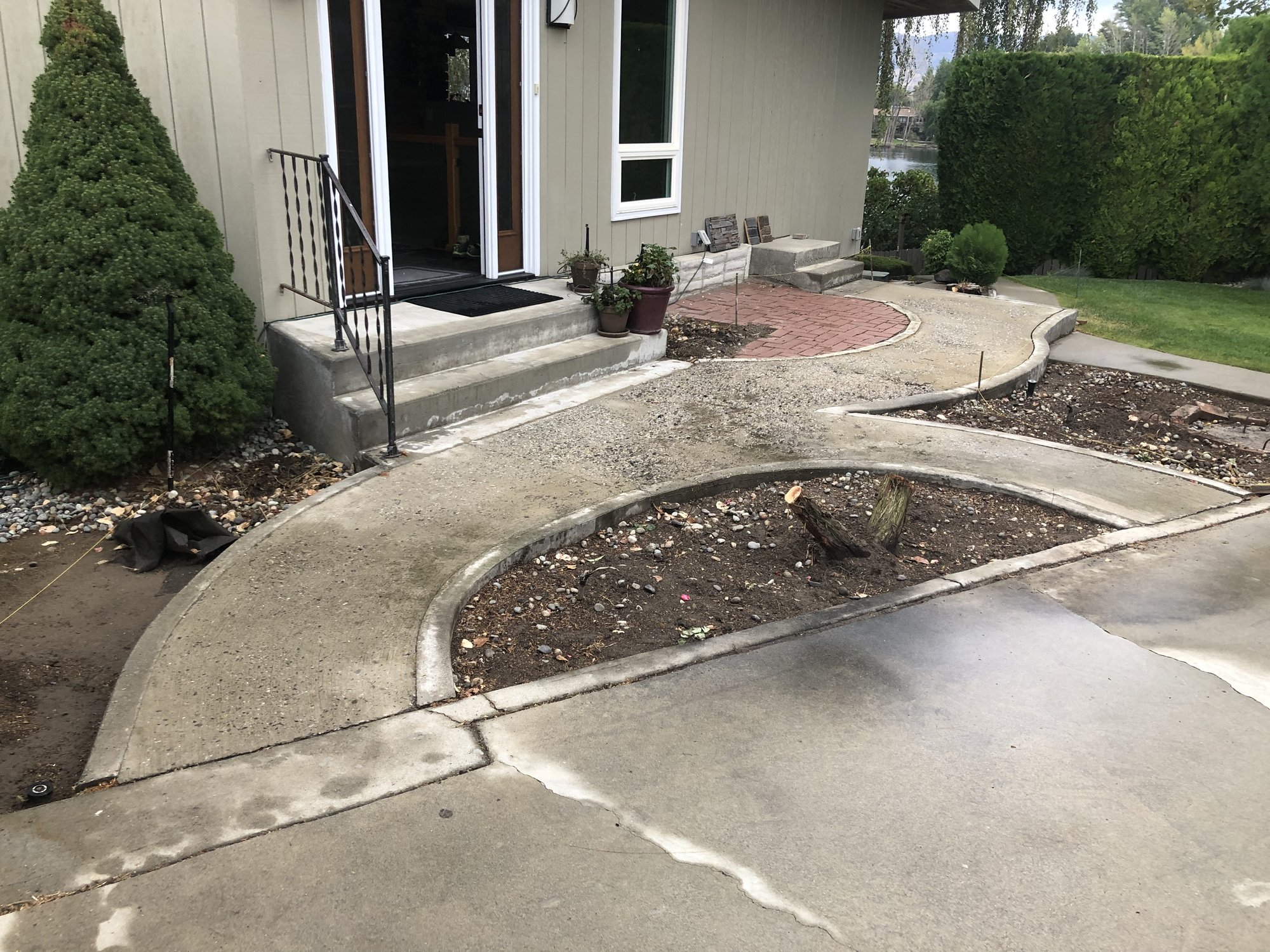 Heated Walkway and stairs with snow melting cables MALAGA, WA