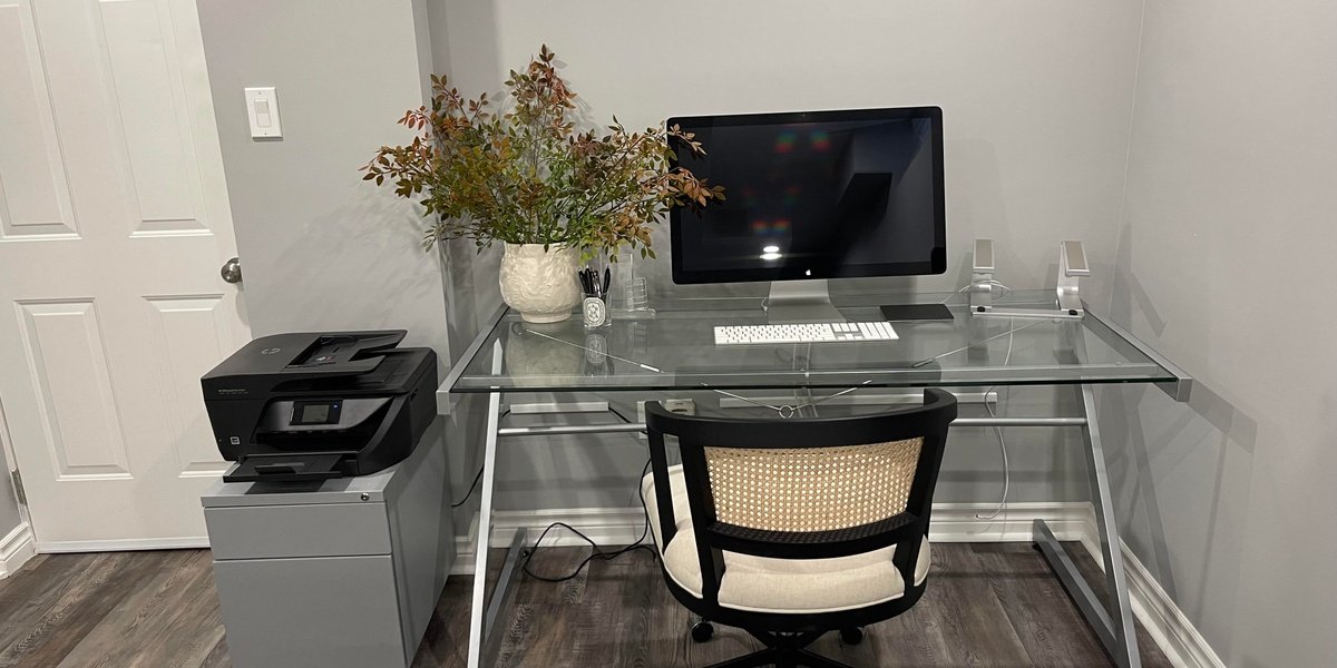 Home Office with Radiant Floor Heating