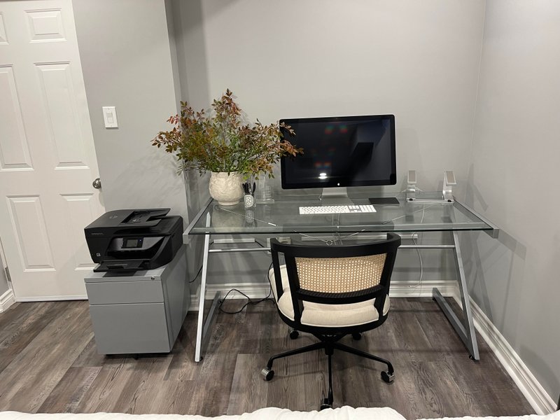 Home Office with Radiant Floor Heating