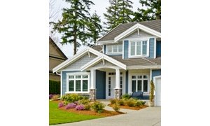 Home with low-maintenance siding