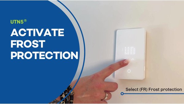 How to Activate Frost Protection of the nTrust 2.0 (UTN5) nonprogrammable thermostat