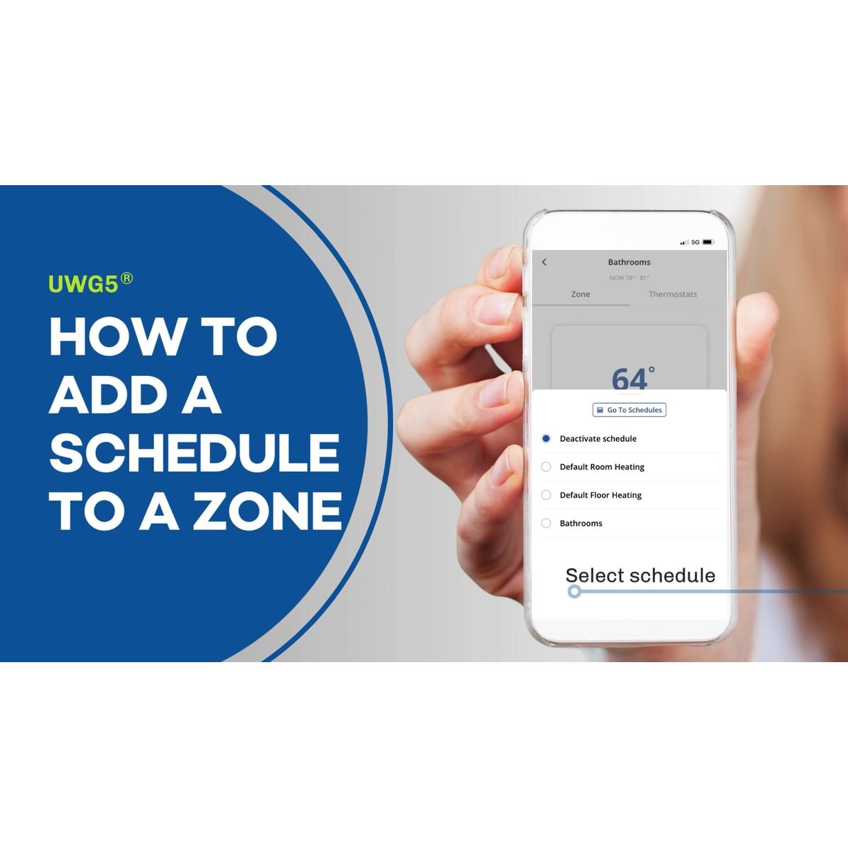 How to Schedule an nJoy WiFi Thermostat Zone