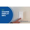 How to change display info on the nTrust 2.0 (UTN5) nonprogrammable thermostat