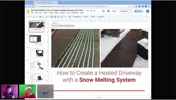 How to Create a Heated Driveway with a Snow Melting System