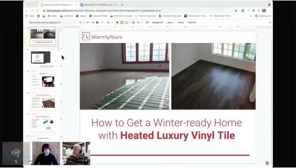 How to Get a Winter-ready Home with Heated Luxury Vinyl Tile