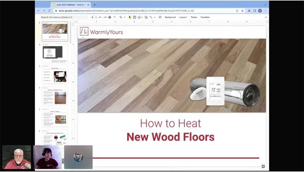 How to Heat New Wood Floors