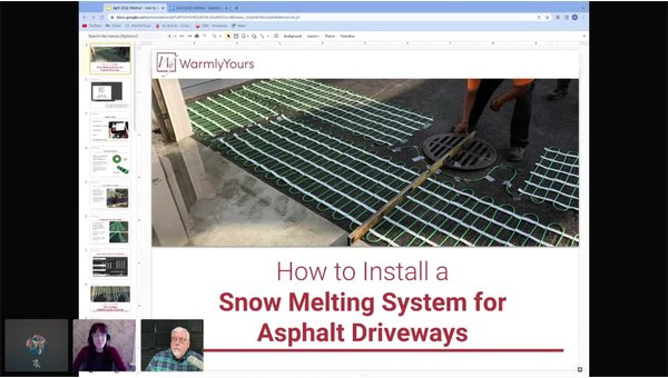 How to Install a Snow Melting System for Asphalt Driveways