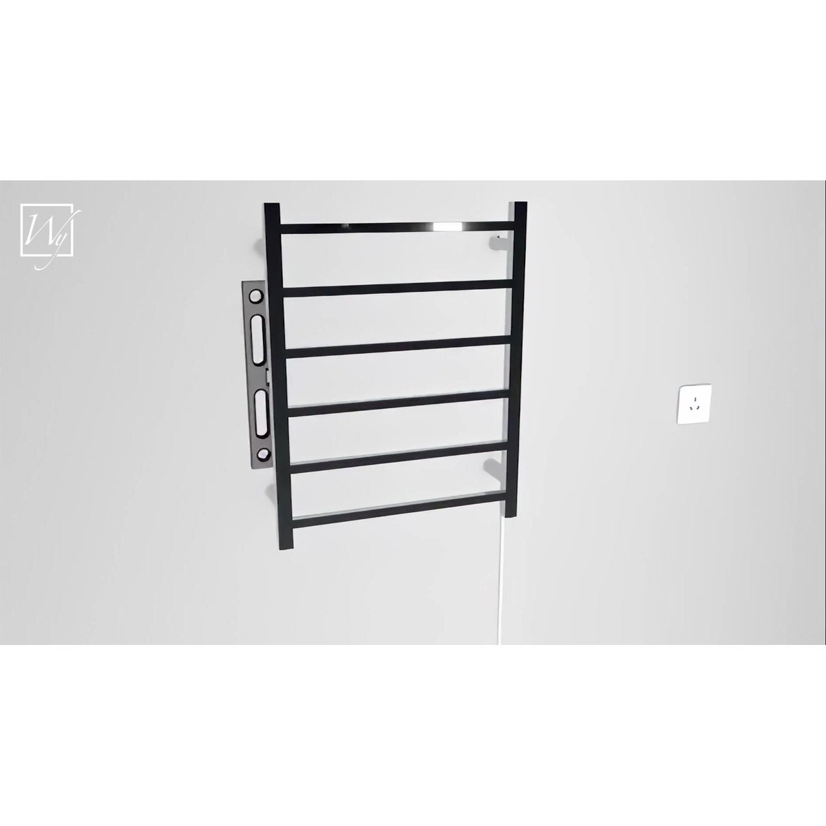 Palma Plug-in Towel Warmer: Easy Wall Installation Guide