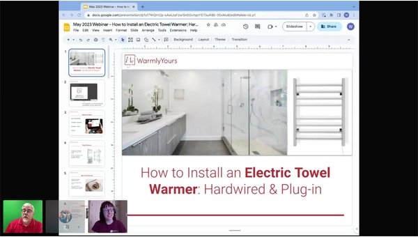 How to Install an Electric Towel Warmer: Hardwired & Plug-in