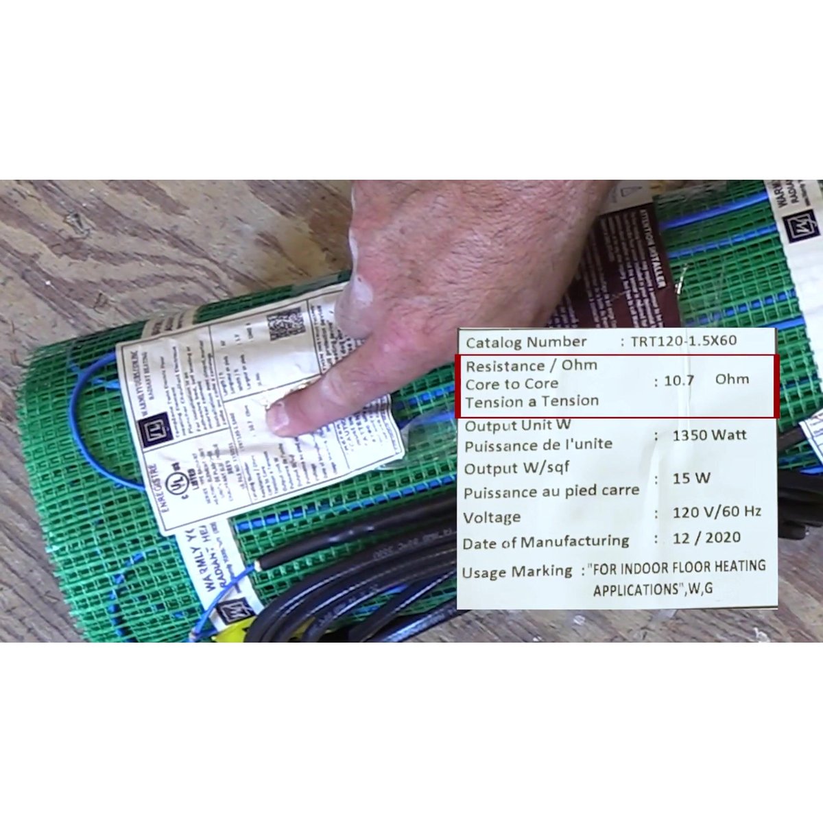 Install Floor Heating: TempZone Flex with Concrete