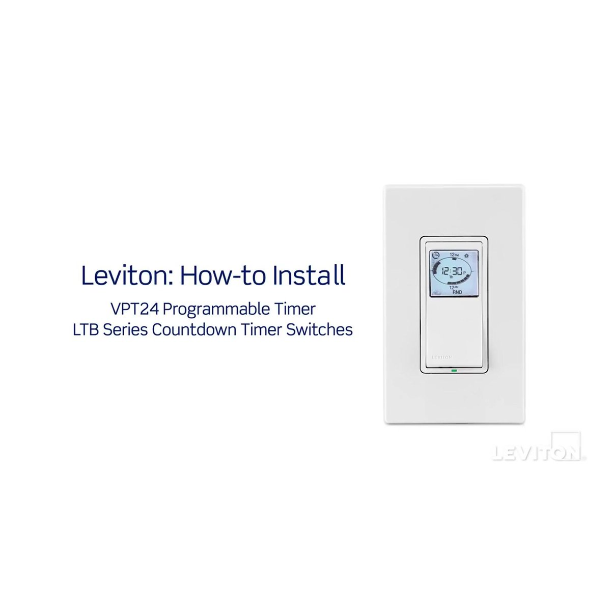 Install Leviton Timer Switches in 15 Minutes | Guide