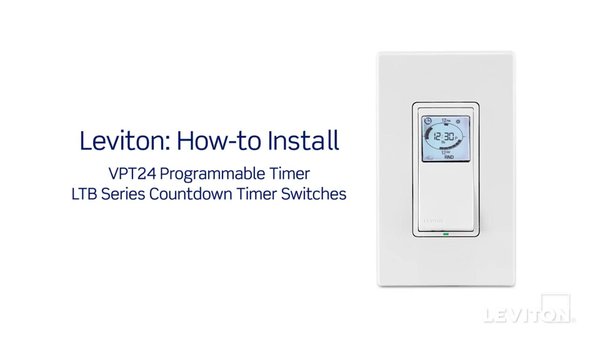 How to Install Hardwired Countdown or Programmable Timer
