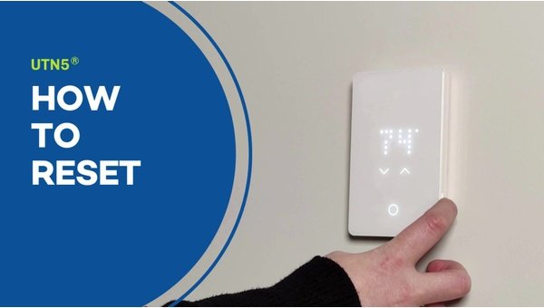 How to Reset the nTrust 2.0 (UTN5) nonprogrammable Thermostat to Factory Settings