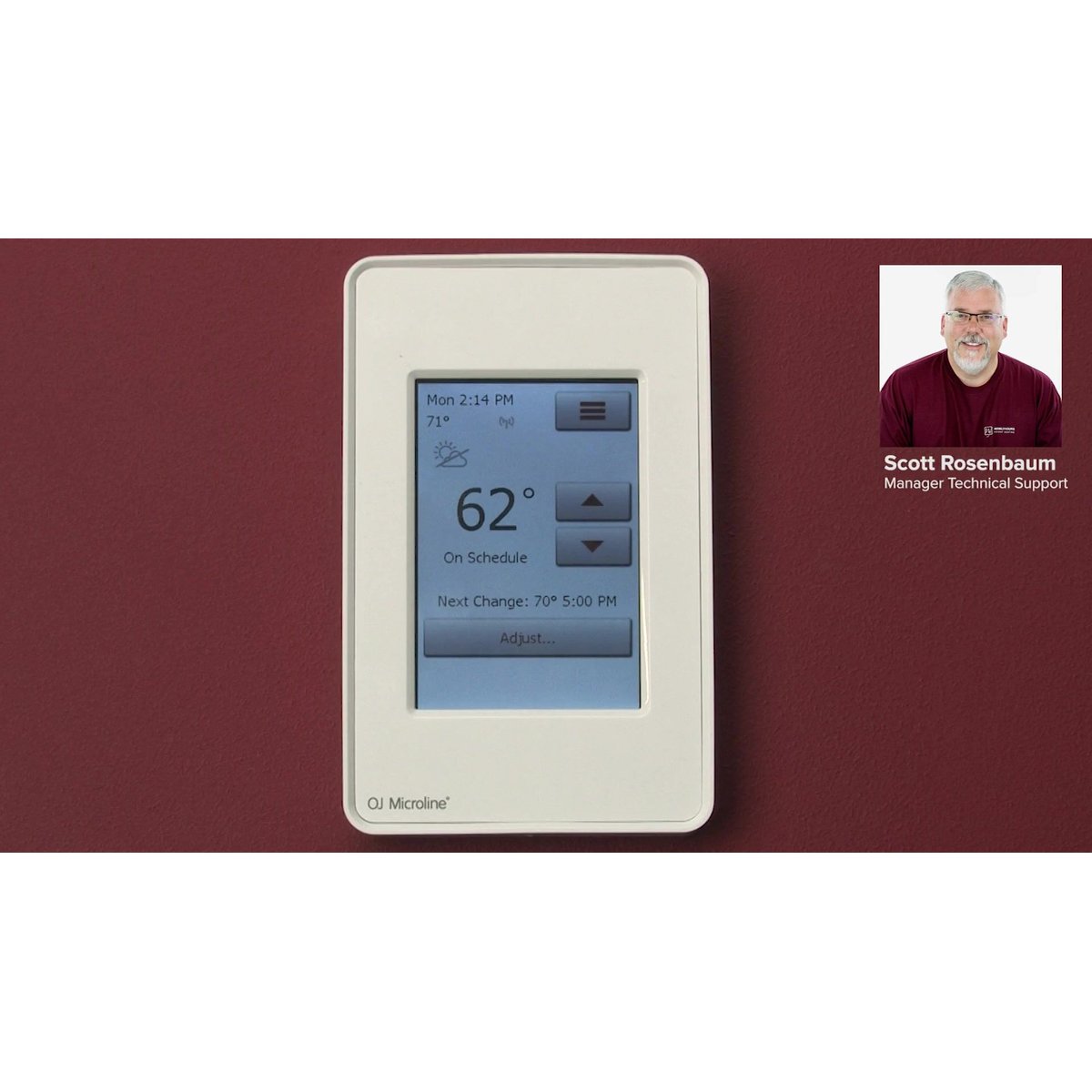 Schedule Events on nSpire Touch/WiFi Thermostat Easily