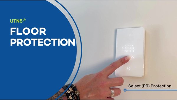 How to set up floor protection on the nTrust 2.0 (UTN5) nonprogrammable thermostat